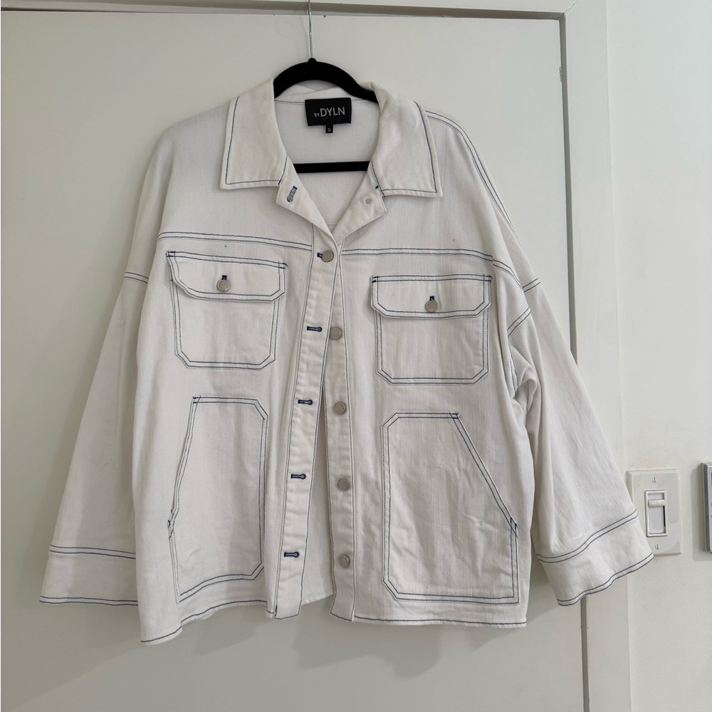Women's White Jacket and Skirt Set